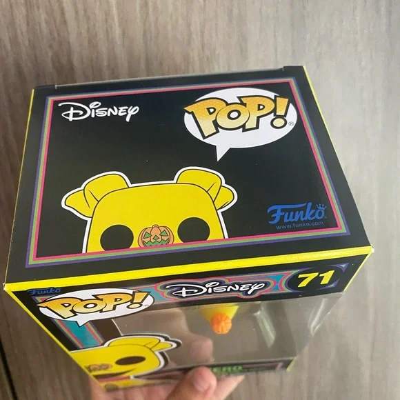 Funko Pop Disney #71 Zero Nightmare Before Christmas Blacklight - Picture 5 of 6